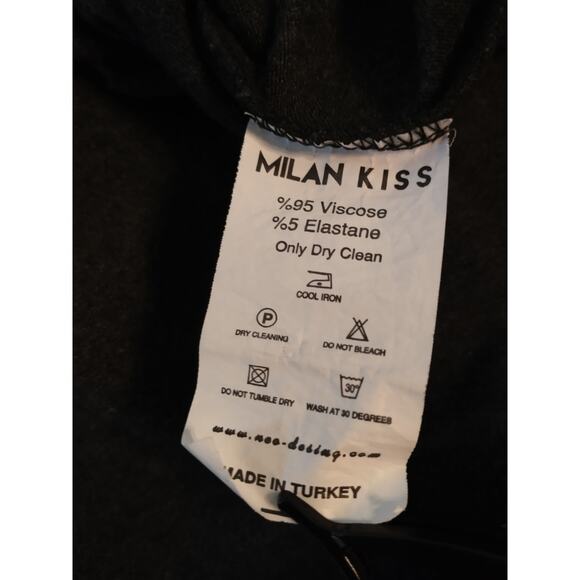 Women's Pearl Beaded Size Large Knit Gray Tunic Layers Maximalist Lagenlook Cute - Picture 3 of 12